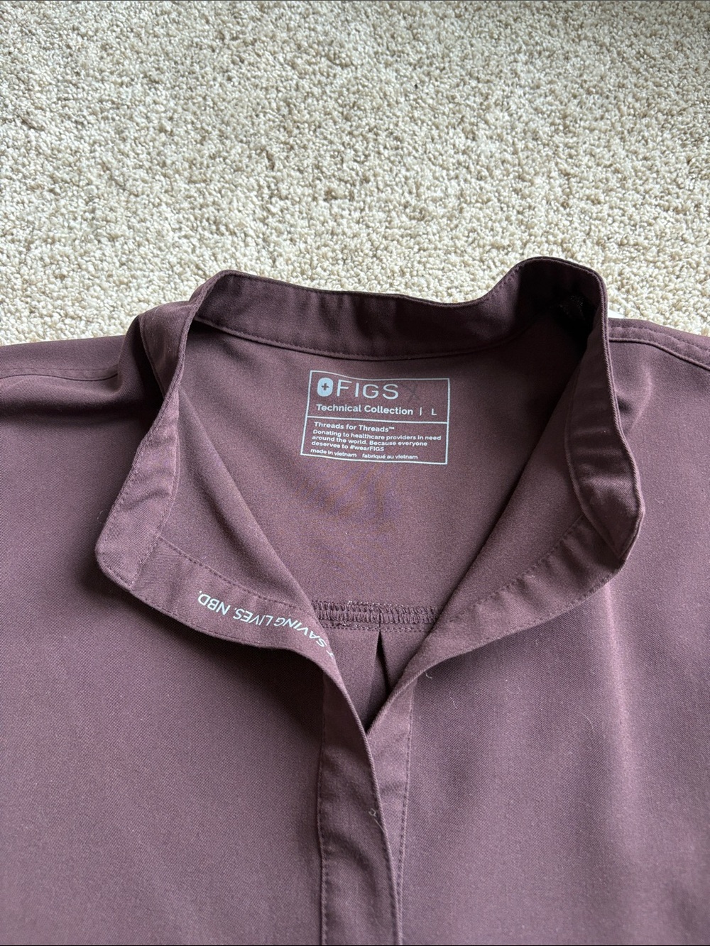 Figs Rafaela Oversized Scrub Top - Picture 3 of 5